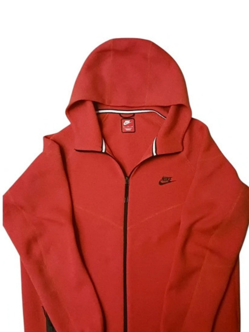 Nike Sportswear Tech Fleece Full-Zip Windrunner Hoodie Red
